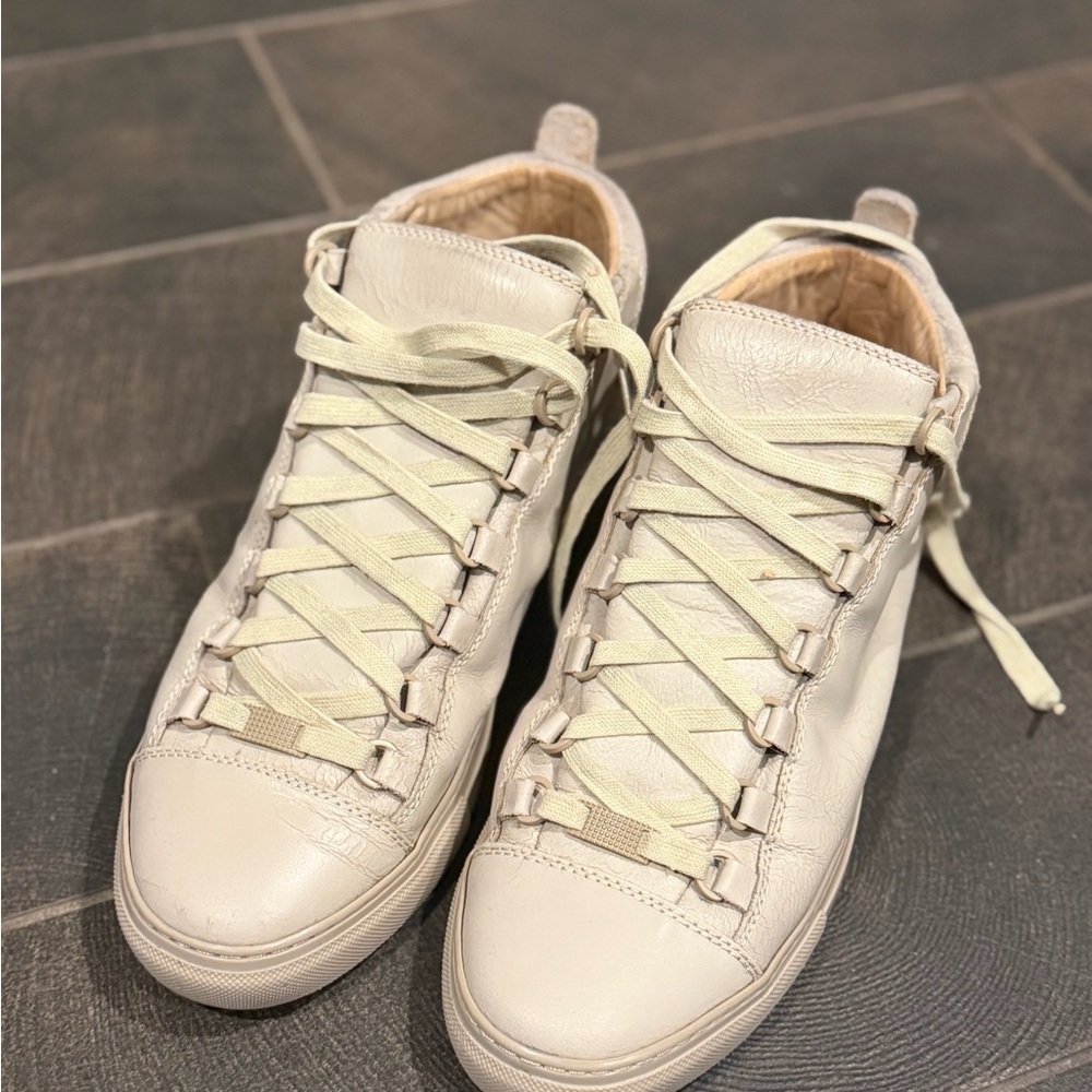 Balenciaga Cream Sneakers